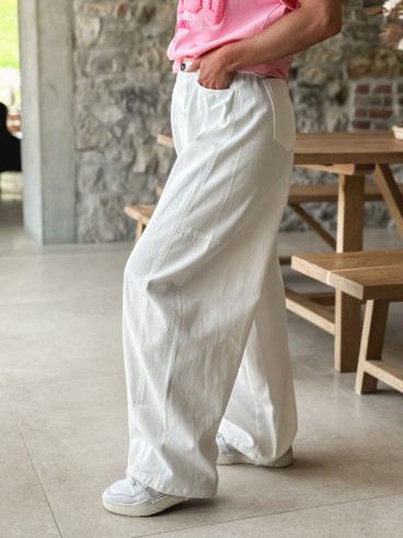 Jeans Lilana - Blanc