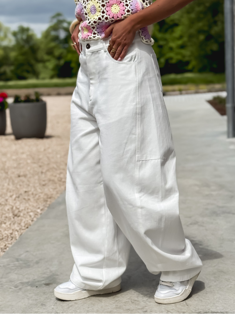 Jeans Lilana - Blanc