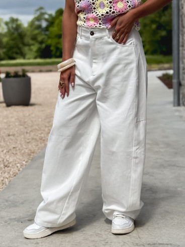 Jeans Lilana - Blanc