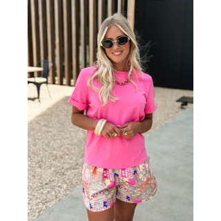 T-shirt Kaycie - Fuchsia