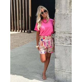 T-shirt Kaycie - Fuchsia