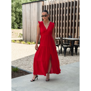 Robe longue Juana - Rouge