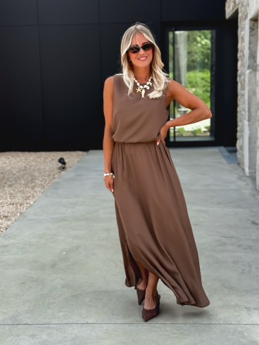 Robe longue Imaé - Chocolat