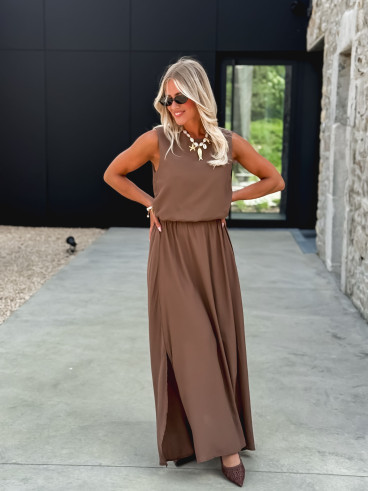 Robe longue Imaé - Chocolat