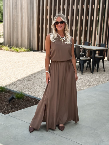 Robe longue Imaé - Chocolat