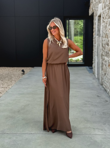 Robe longue Imaé - Chocolat