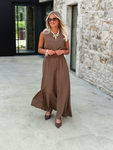 Robe longue Imaé - Chocolat