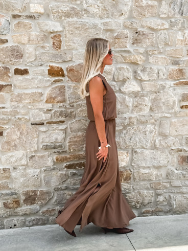 Robe longue Imaé - Chocolat