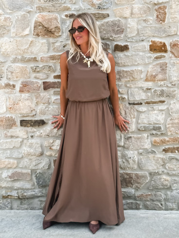 Robe longue Imaé - Chocolat