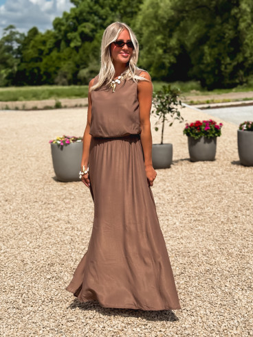 Robe longue Imaé - Chocolat