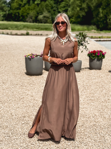 Robe longue Imaé - Chocolat