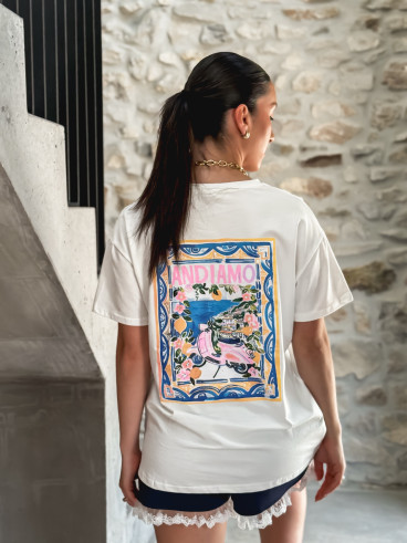 T-shirt Andiamo - Blanc