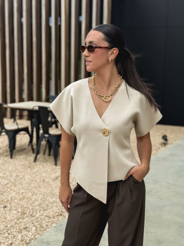 Gilet Savia - Beige