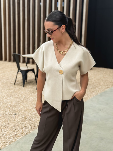 Gilet Savia - Beige
