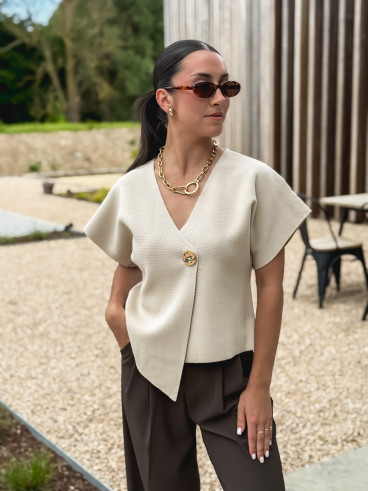 Gilet Savia - Beige