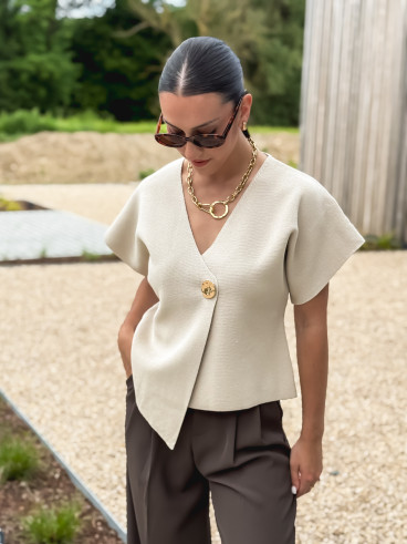 Gilet Savia - Beige