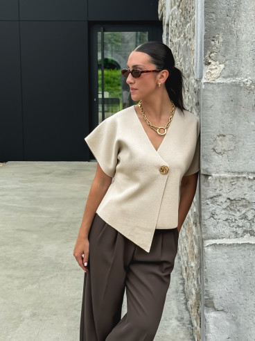 Gilet Savia - Beige