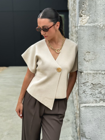 Gilet Savia - Beige