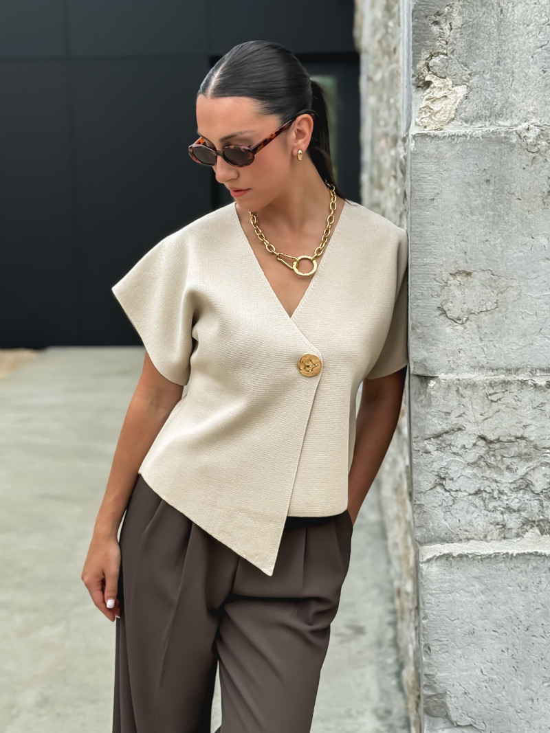 Gilet Savia - Beige