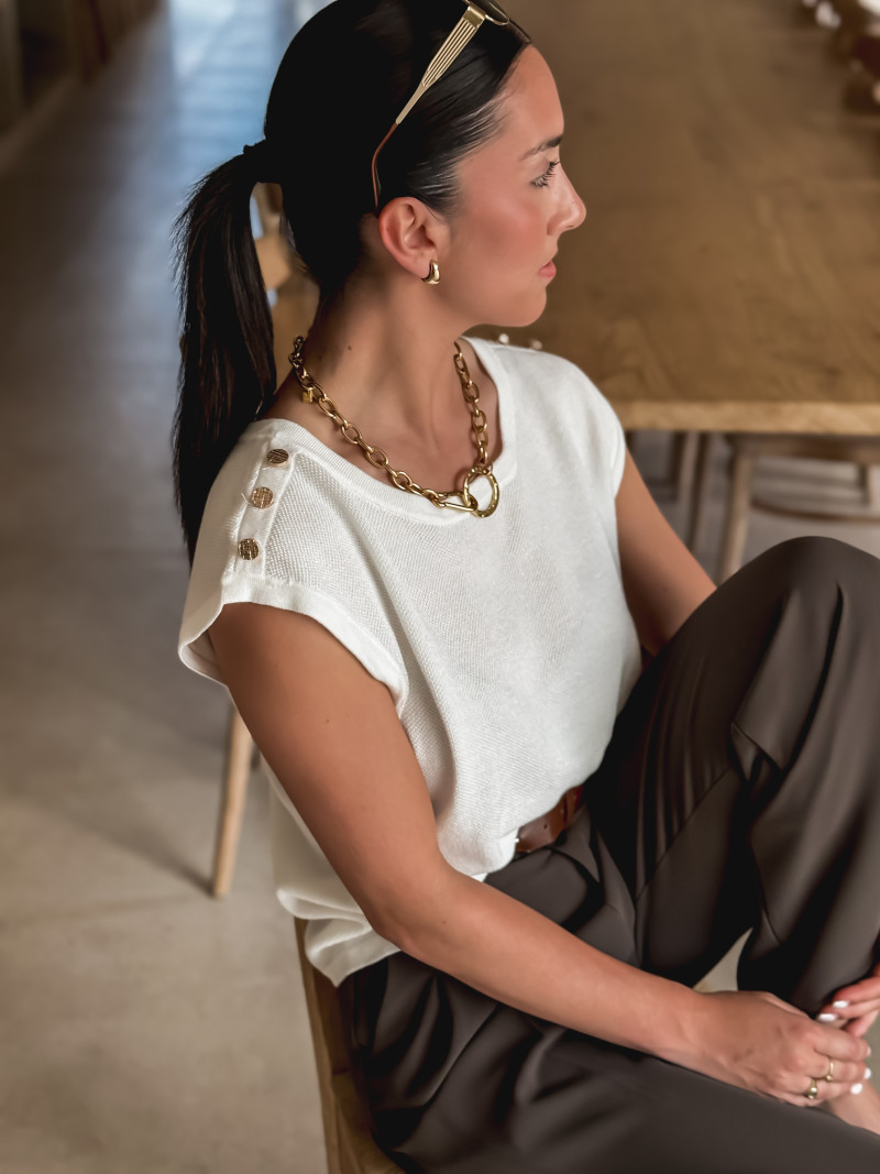 Blouse Loraline - Ecru
