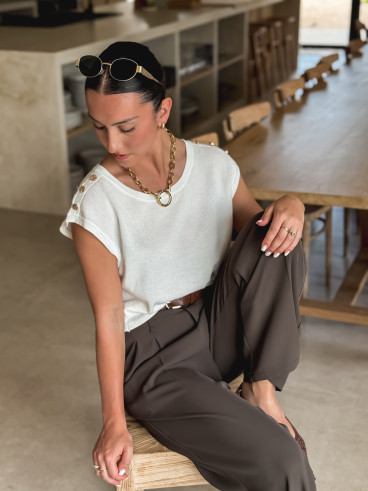 Blouse Loraline - Ecru