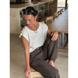 Blouse Loraline - Ecru