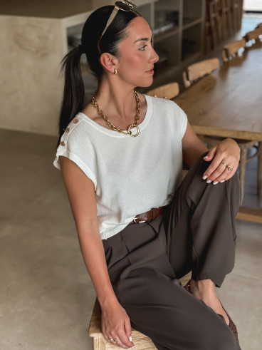 Blouse Loraline - Ecru