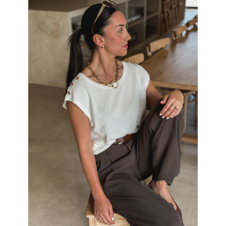 Blouse Loraline - Ecru
