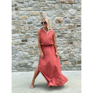 Robe longue Imaé - Terracotta