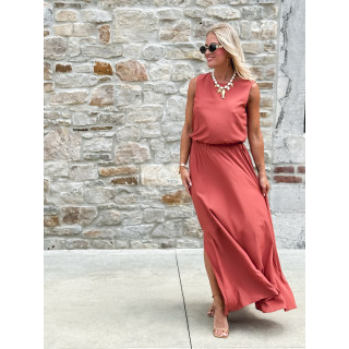 Robe longue Imaé - Terracotta