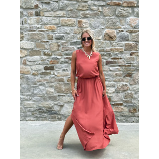 Robe longue Imaé - Terracotta