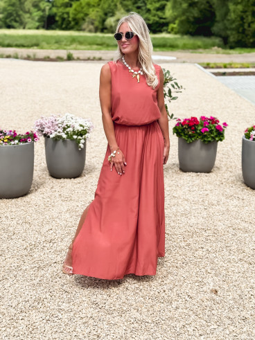 Robe longue Imaé - Terracotta