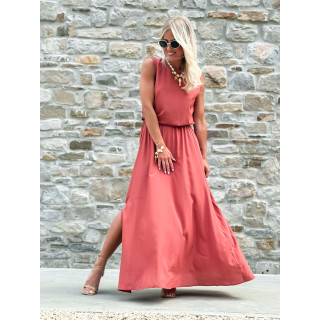Robe longue Imaé - Terracotta