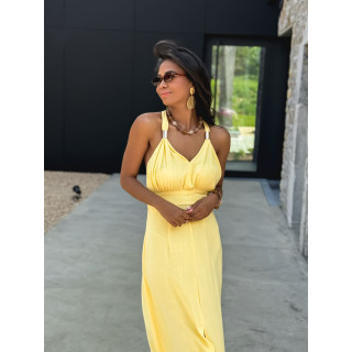 Robe longue Jimena - Jaune