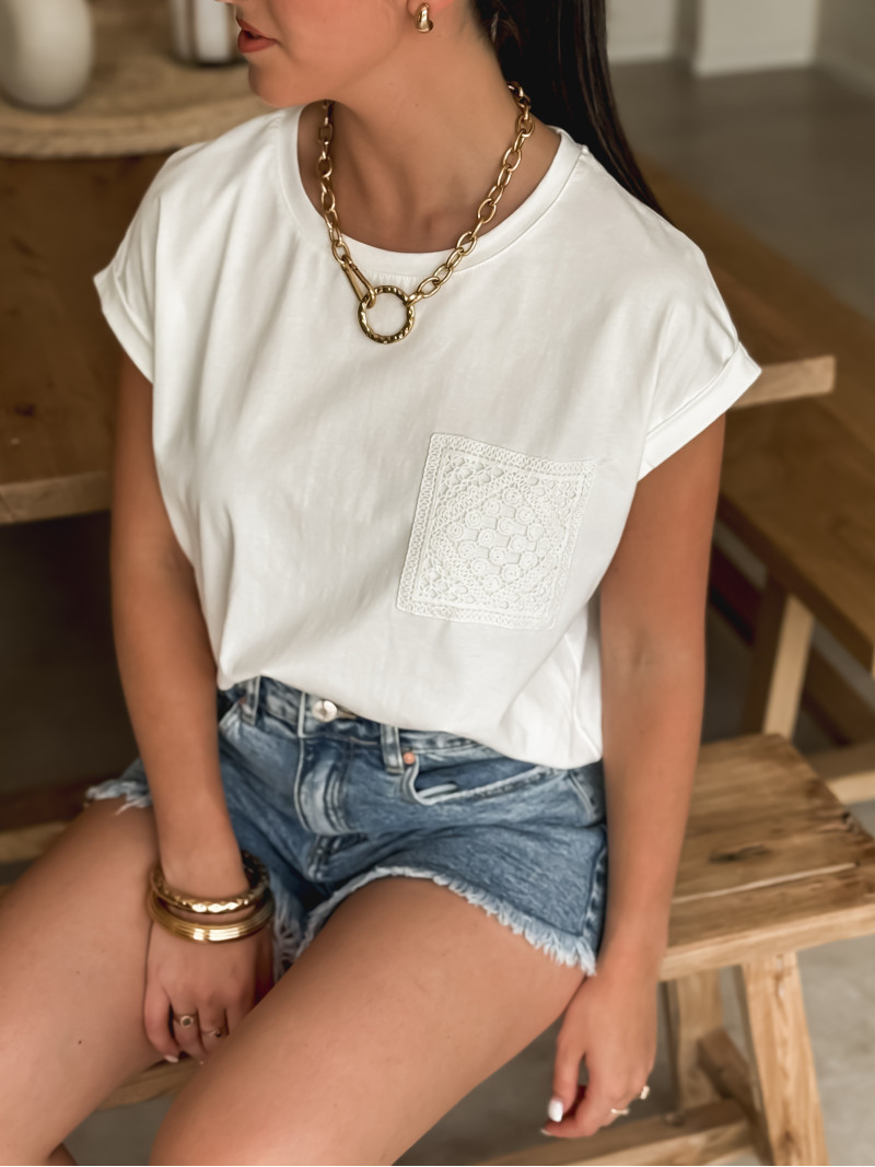 T-shirt Keyla - Blanc