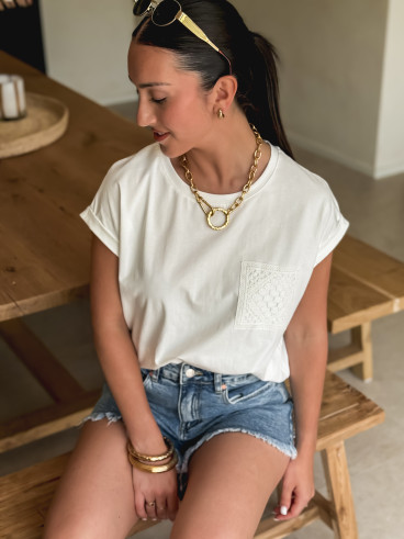 T-shirt Keyla - Blanc