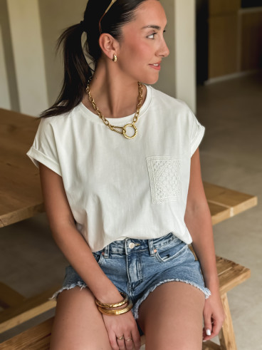 T-shirt Keyla - Blanc