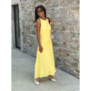 Robe longue Rima - Jaune