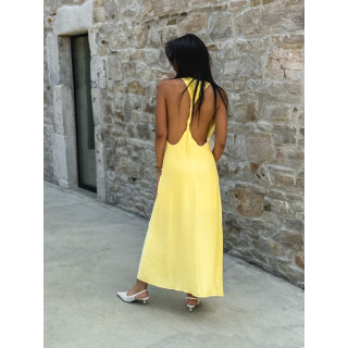 Robe longue Rima - Jaune