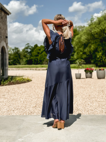 Robe longue Liore - Bleu marine