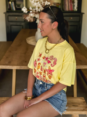 T-shirt Calabre - Jaune
