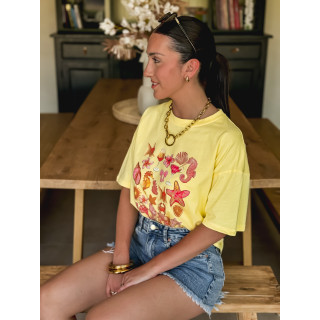 T-shirt Calabre - Jaune