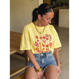 T-shirt Calabre - Jaune