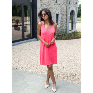 Robe courte Lyra - Corail