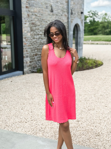 Robe courte Lyra - Corail