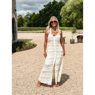 Robe longue Luana - Crème