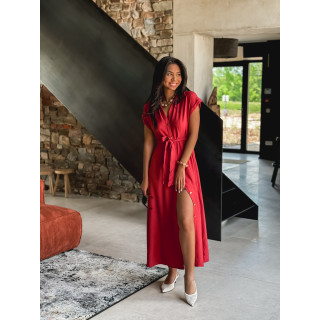 Robe longue Kalani - Brique