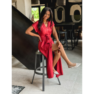 Robe longue Kalani - Brique