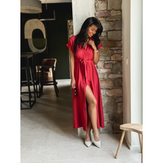 Robe longue Kalani - Brique