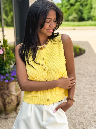 Blouse Hélénie - Jaune
